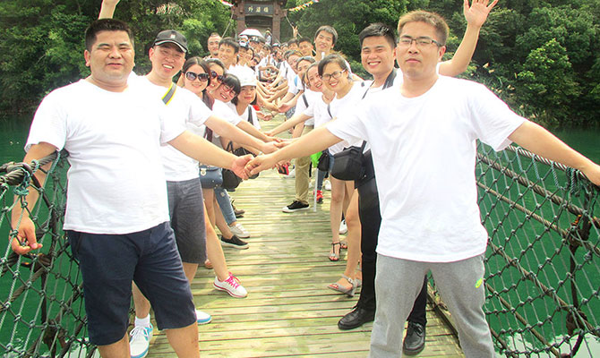 大慶物聯網卡平臺之搜浪團隊柘林湖出游